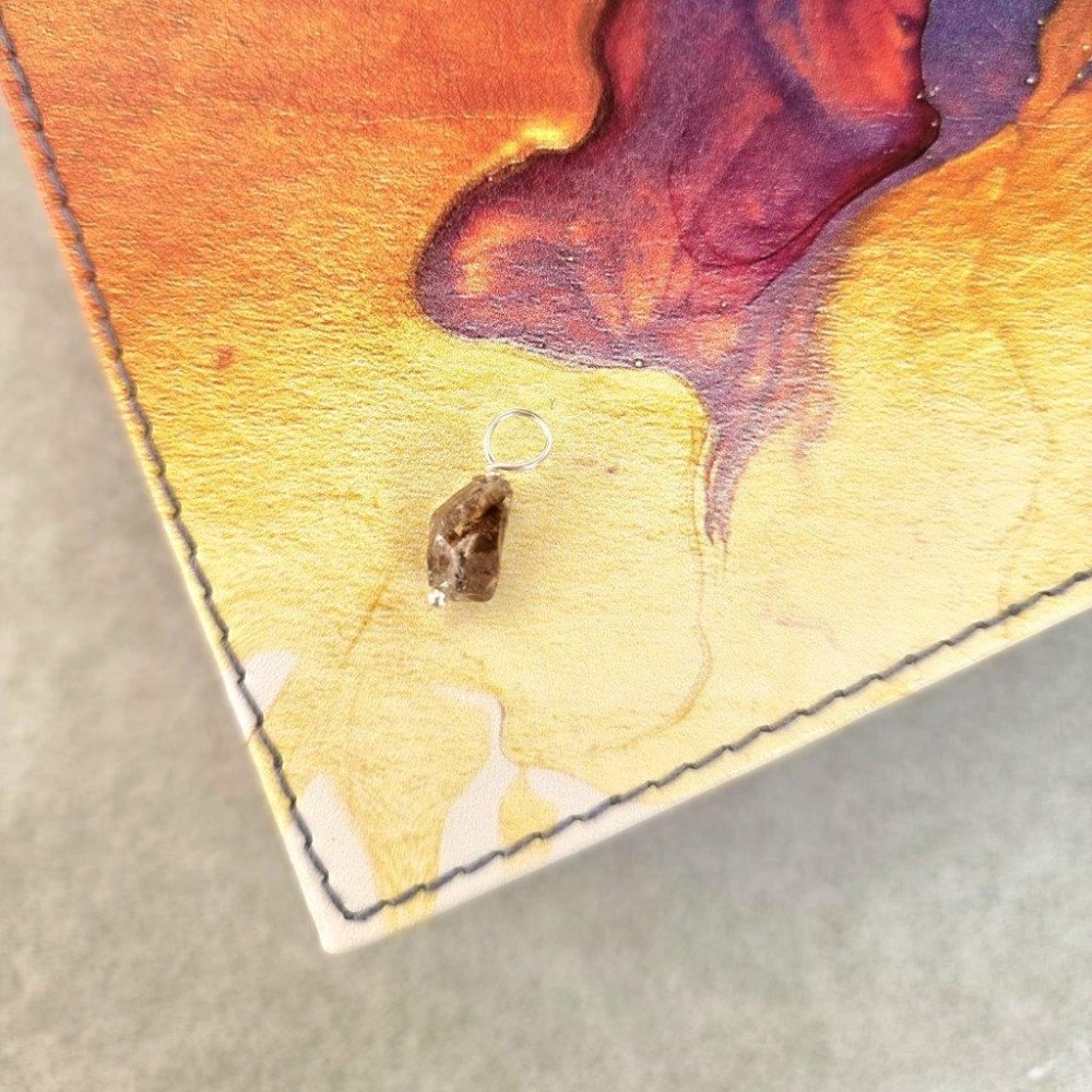 Herkimerio Deimanto Pakabukas ant Kaklo Nešlifuotas 925 sidabras (8-12 mm)